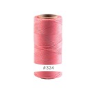 Linhasita® Waxed Polyester Yarn Salmon Ø0,75mm 1 Rolle (228m)