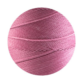 10m Linhasita® gewachstes Polyestergarn Altrosa...