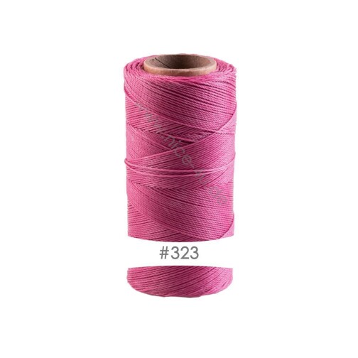 Linhasita® Filato di poliestere cerato Rose Ø0,75mm 1 Rolle (228m)