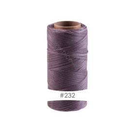 228m cordoncino in poliestere cerato Linhasita® Mauve...