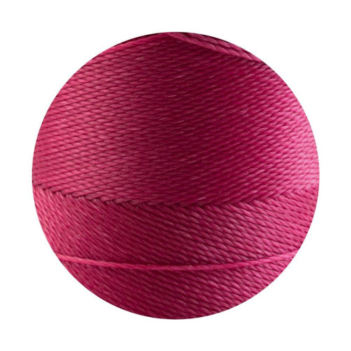 10m Linhasita® gewachstes Polyestergarn Mulberry Ø0,75mm für Makrameeschmuck