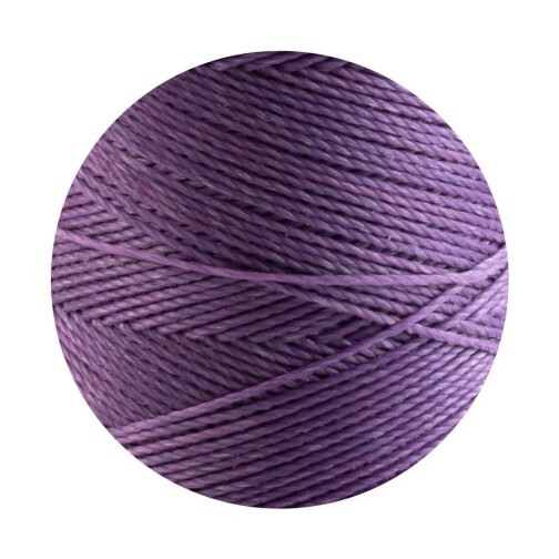 10m Linhasita® gewachstes Polyestergarn Lavender Ø0,75mm