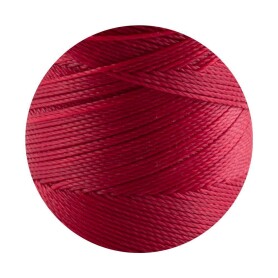 Linhasita® Waxed Polyester Yarn Red Ø0,75mm 10m
