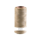 228m cordón de poliéster encerado Linhasita® Arena Ø0,75mm para joyería de macramé