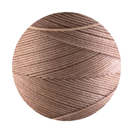10m cordón de poliéster encerado Linhasita® Nude Ø0,75mm para joyería de macramé