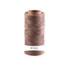 228m Linhasita® gewachstes Polyestergarn Taupe Ø0,75mm für Makrameeschmuck