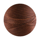 10m Linhasita® gewachstes Polyestergarn Karamell Ø0,75mm für Makrameeschmuck