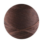 10m Linhasita® waxed polyester cord Chocolate Brown Ø0,75mm for macramé jewelry