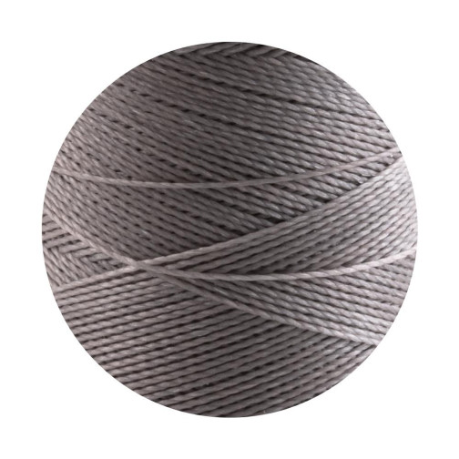 10m cordón de poliéster encerado Linhasita® Gris Ø0,5mm para joyería de macramé