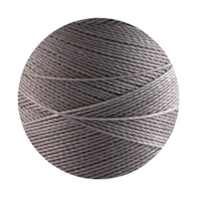 10m Linhasita® Waxed Polyester Yarn Grey Ø0.5mm