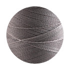 10m cordón de poliéster encerado Linhasita® Gris Ø0,5mm para joyería de macramé