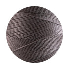 10m Linhasita® gewaxt polyesterkoord Asfalt Ø0,5mm voor macramé sieraden