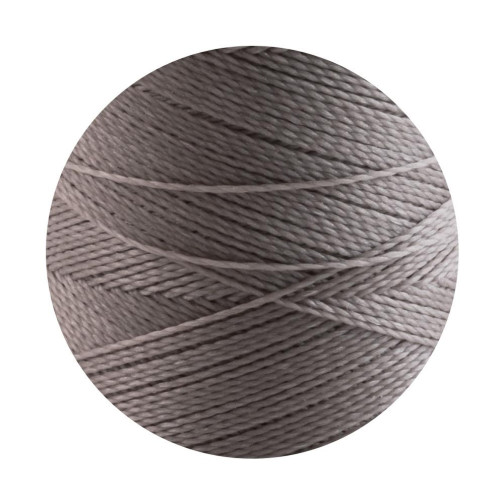 10m Linhasita® gewachstes Polyestergarn Stone Ø0,5mm für Makrameeschmuck