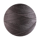 10m cordón de poliéster encerado Linhasita® Gris Marrón Ø1mm para joyería de macramé