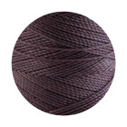 10m Linhasita® waxed polyester cord Plum Brown Ø1mm for macramé jewelry