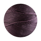 10m Linhasita® gewachstes Polyestergarn Dunkelpflaume Ø1mm für Makrameeschmuck