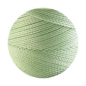 10m Linhasita® gewaxt polyesterkoord groen...