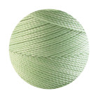 Linhasita® Fil Polyester Ciré Vert pastel Ø1mm 10m