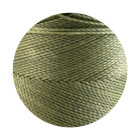 10m Linhasita® gewachstes Polyestergarn Khaki Ø1mm für Makrameeschmuck