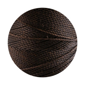 10m Linhasita® gewachstes Polyestergarn Mocca...