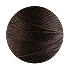 10m Linhasita® waxed polyester cord Mocca Ø1mm for macramé jewelry