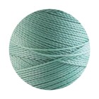 10m Linhasita® gewaxt polyestergaren Pastel zeegroen Ø1mm