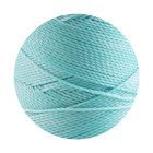 10m cordón de poliéster encerado Linhasita® Turquesa pálida Ø1mm para joyería de macramé