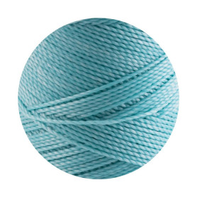 Linhasita® Fil Polyester Ciré Turquoise clair...