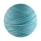 10m Linhasita® waxed polyester cord Light turquoise Ø1mm for macramé jewelry