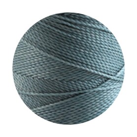 Linhasita® Waxed Polyester Yarn Grey Blue Ø1mm...