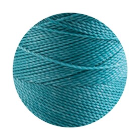 Linhasita® Waxed Polyester Yarn Turquoise Ø1mm...