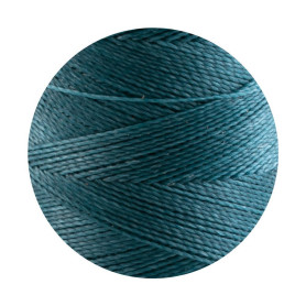 10m Linhasita® waxed polyester cord Emerald...