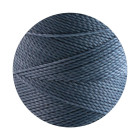 10m Linhasita® gewachstes Polyestergarn Blau Ø1mm für Makrameeschmuck