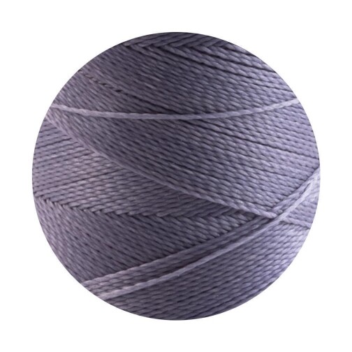Linhasita® Waxed Polyester Yarn Lilac grey Ø0.5mm 10m