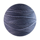 10m Linhasita® waxed polyester cord Dusty Blue Ø1mm for macramé jewelry
