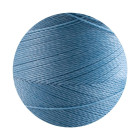 10m cordón de poliéster encerado Linhasita® Azul medio Ø0,5mm para joyería de macramé