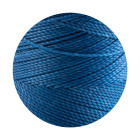 10m cordón de poliéster encerado Linhasita® Azul capri Ø1mm para joyería de macramé