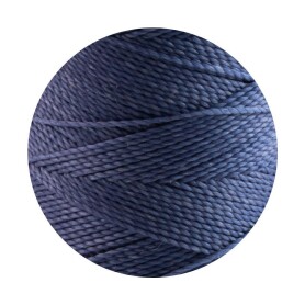 Linhasita® Waxed Polyester Yarn Navy Blue Ø1mm...