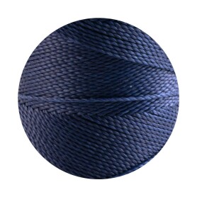 Linhasita® Waxed Polyester Yarn Dark Blue Ø1mm...