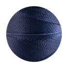 10m cordón de poliéster encerado Linhasita® Azul oscuro Ø1mm para joyería de macramé