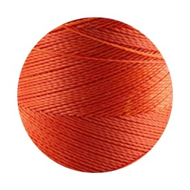 Linhasita® Waxed Polyester Yarn Orange Ø0.5mm 10m