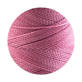 Linhasita® Waxed Polyester Yarn Old Pink Ø1mm 10m