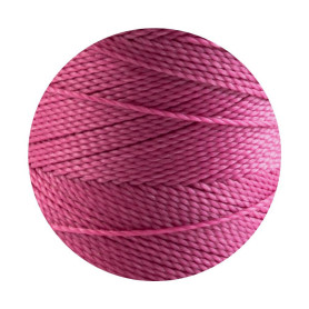 10m Linhasita® gewaxt polyesterkoord Roze Ø1mm...