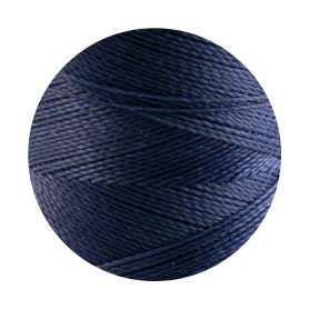 Linhasita® gewachstes Polyestergarn Dunkelblau...