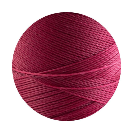 10m Linhasita® gewachstes Polyestergarn Mulberry Ø0,5mm für Makrameeschmuck
