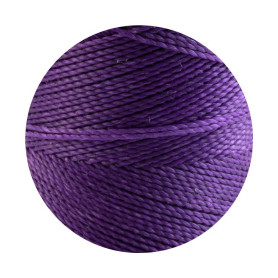 10m cordoncino in poliestere cerato Linhasita® Viola...