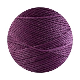 Linhasita® Waxed Polyester Yarn Plum Ø1mm 10m