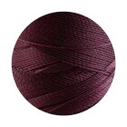 10m Linhasita® gewaxt polyestergaren Bordeaux Ø0,5mm