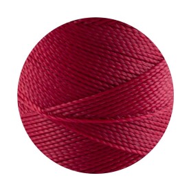 Linhasita® Waxed Polyester Yarn Cherry Red...