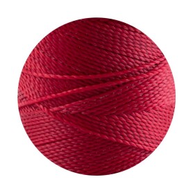 Linhasita® Waxed Polyester Yarn Red Ø1mm 10m